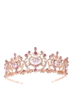 Detailed Casting Tiara  TR330089  ROSEGOLD LR